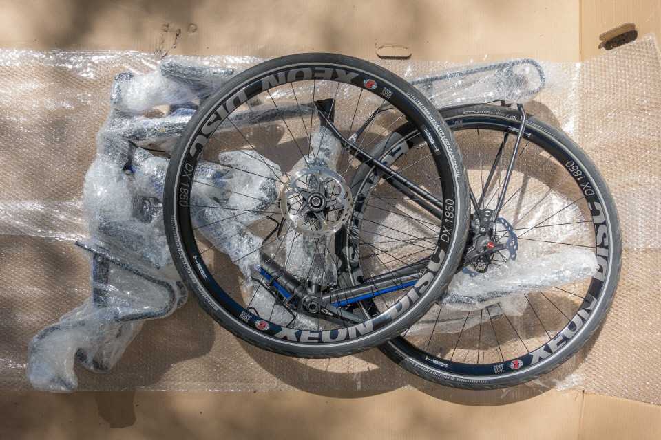 Fahrrad zerlegt