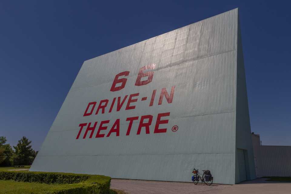 Autokino an der Route 66