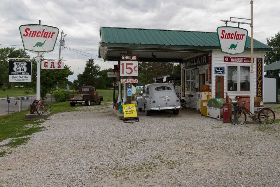 Sinclair Tankstelle in Paris Springs