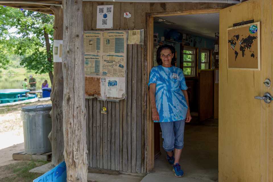 Kiosk am Blue Whale