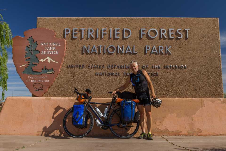 Eingang zum Petrified Forest National Park