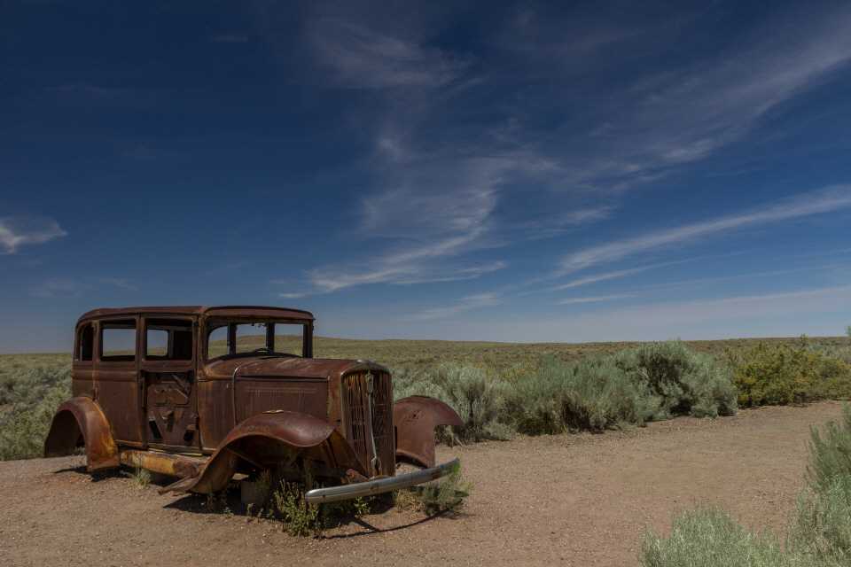 Überbleibsel der alten Route 66