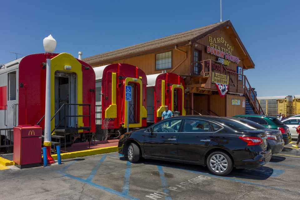 McDonald's aus Eisenbahn-Wagons
