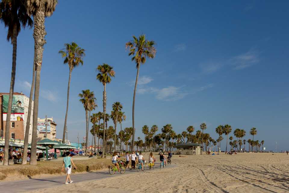 Strandweg nach Venice Beach