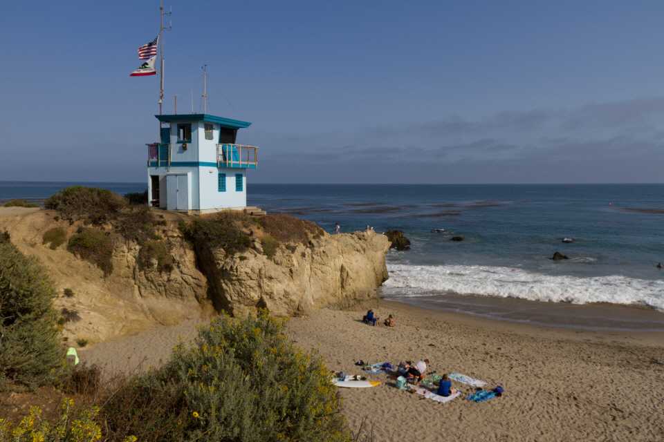 Lifeguard Station am Leo Carrillo State Beach