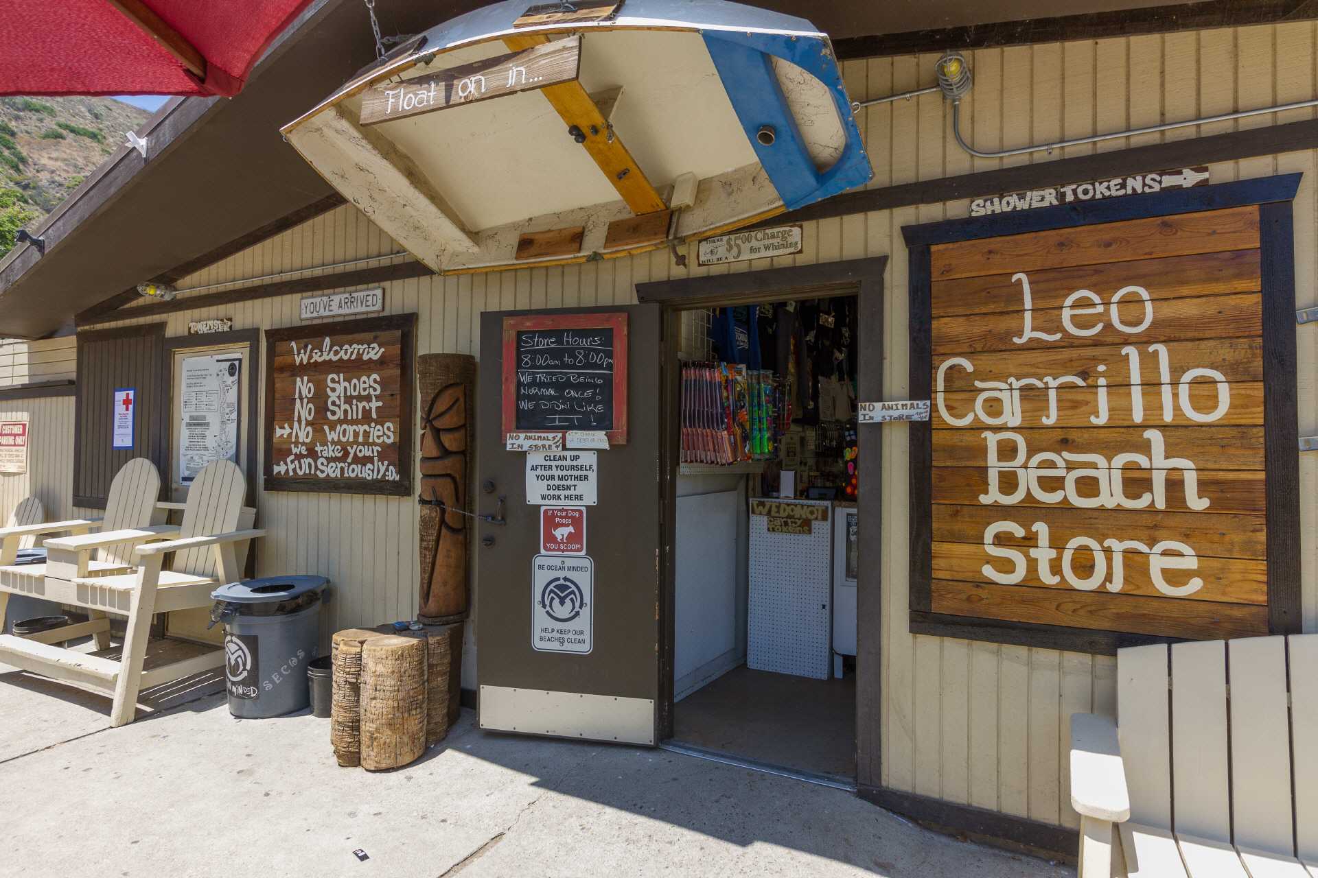 Beach Store auf dem Campground